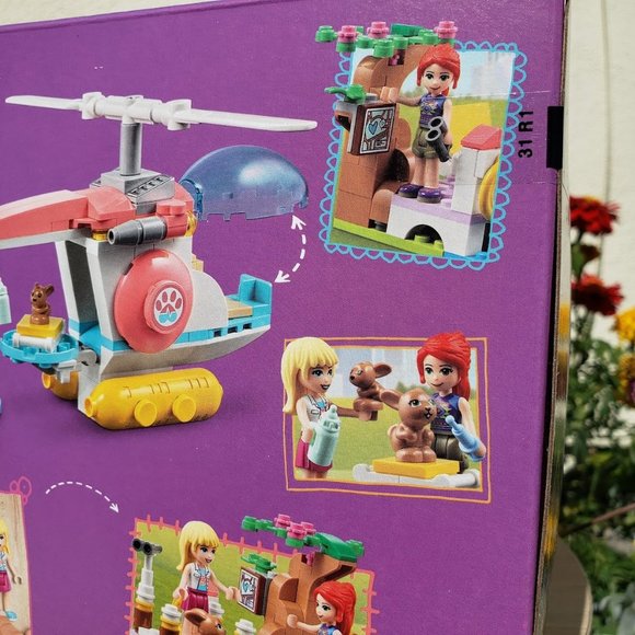 NEW LEGO FRIENDS Building Set Helicopter Vet Rescue 41692 Valentine's Day Gift - Picture 9 of 16